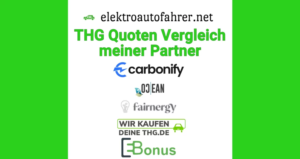 THG Quoten Experten für Elektroautos im Vergleich